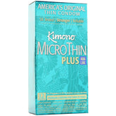 MicroThin Aqua Lube Condoms in 12 Pack -  Sex Toys & Adult Toys | XtoySmart Canada